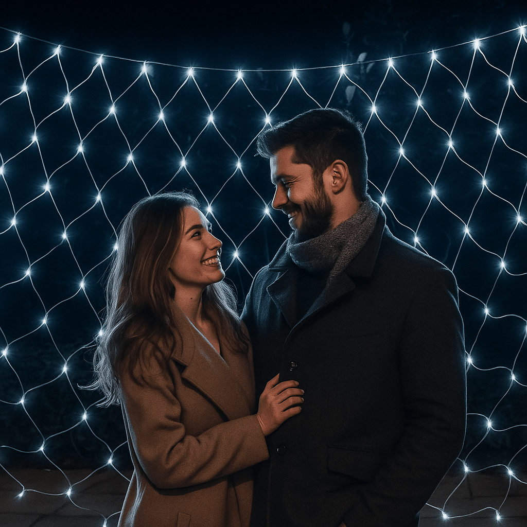LED Mreža 2x2 metra – – Hladno Bijela – slika 12