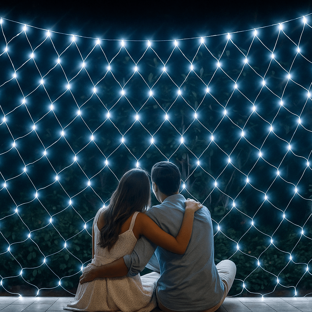 LED Mreža 2x2 metra – – Hladno Bijela – slika 5