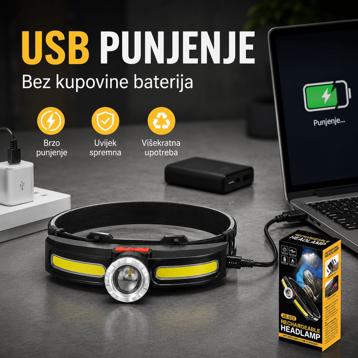 LED Naglavna Lampa – – – slika 6