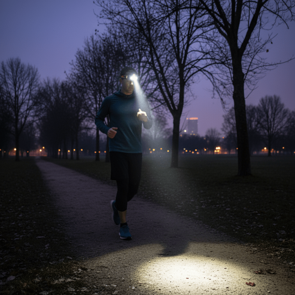 LED Punjiva Naglavna Lampa – Lampe i Svjetiljke – Crna Univerzalna – slika 5