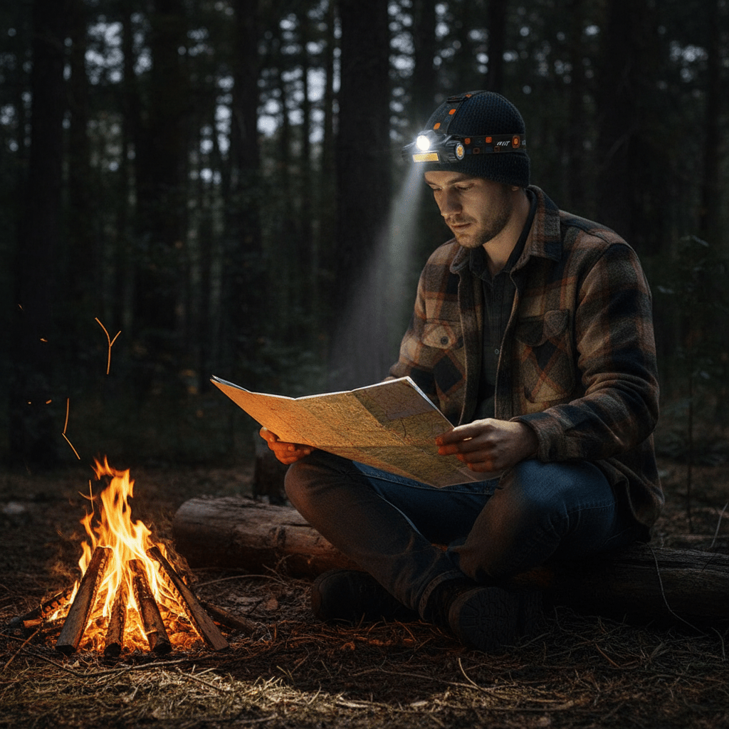 LED Punjiva Naglavna Lampa – Lampe i Svjetiljke – Crna Univerzalna – slika 4