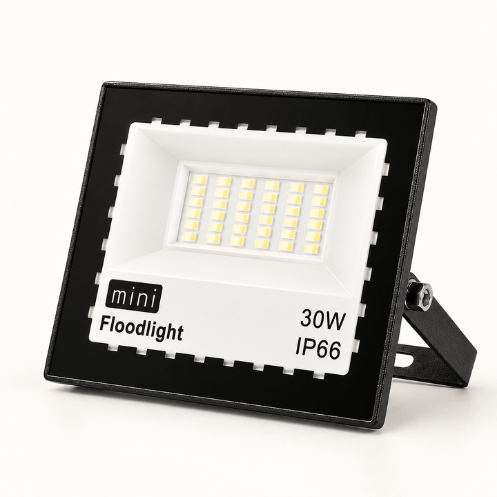 LED reflektor 30 W 220 V s crnim nosačem