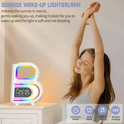 LED Stolna Lampa s Bežičnim Punjenjem i Zvučnikom – – – slika 7