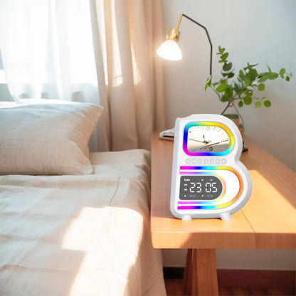 LED Stolna Lampa s Bežičnim Punjenjem i Zvučnikom – – – slika 3