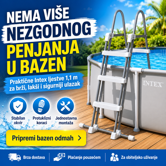Ljestve za Bazen (1.1m) – – – slika 1