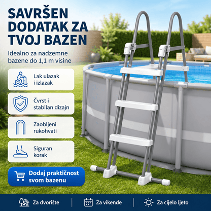Ljestve za Bazen (1.1m) – – – slika 7
