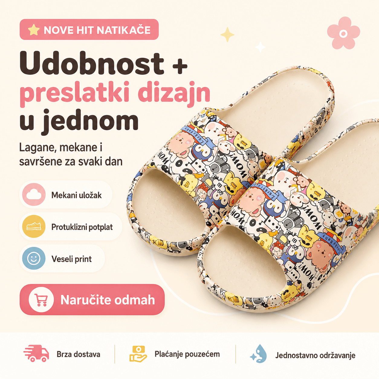 Ljetne Kućne Natikače – – 36 – slika 3