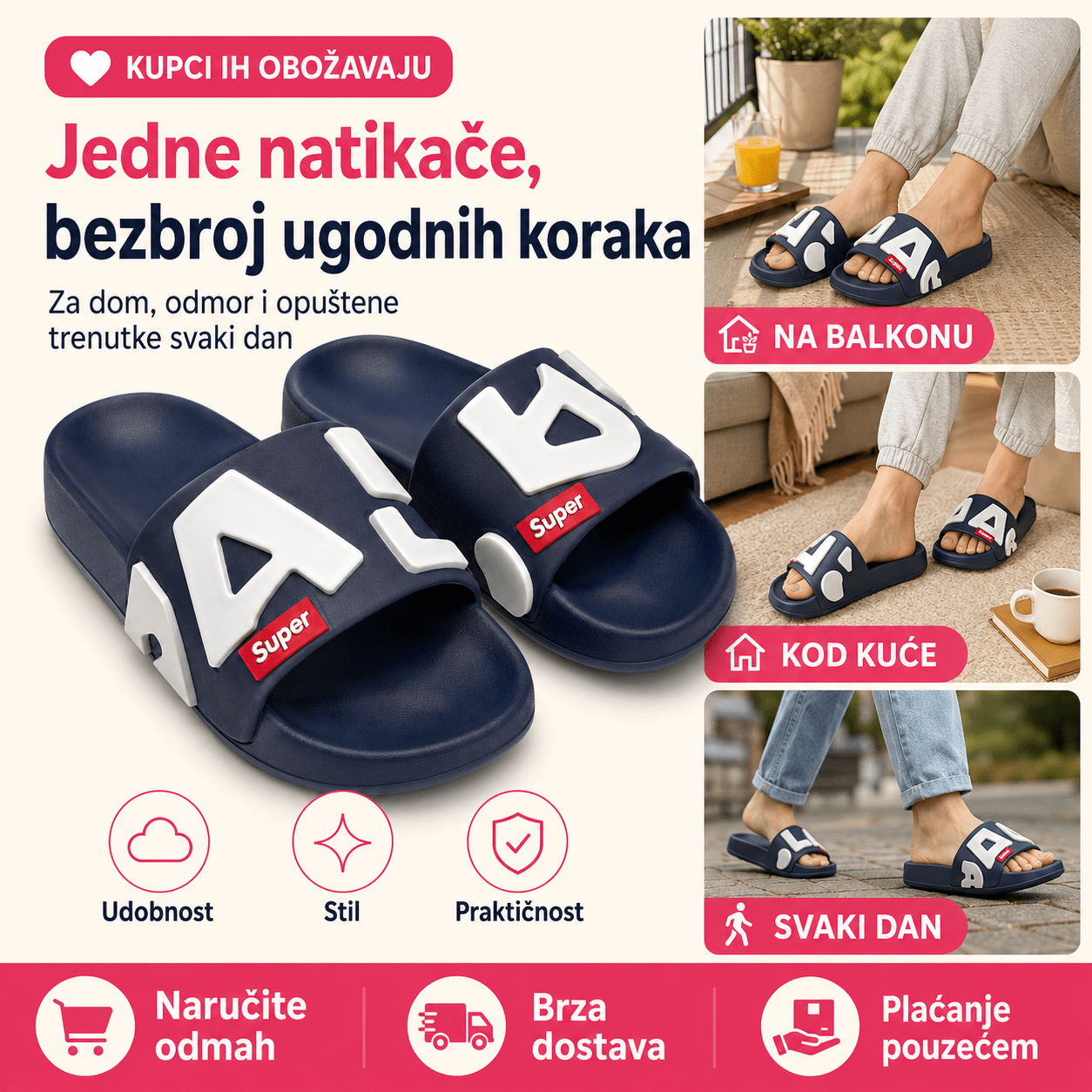 Ljetne Kućne Natikače – – 36 – slika 3