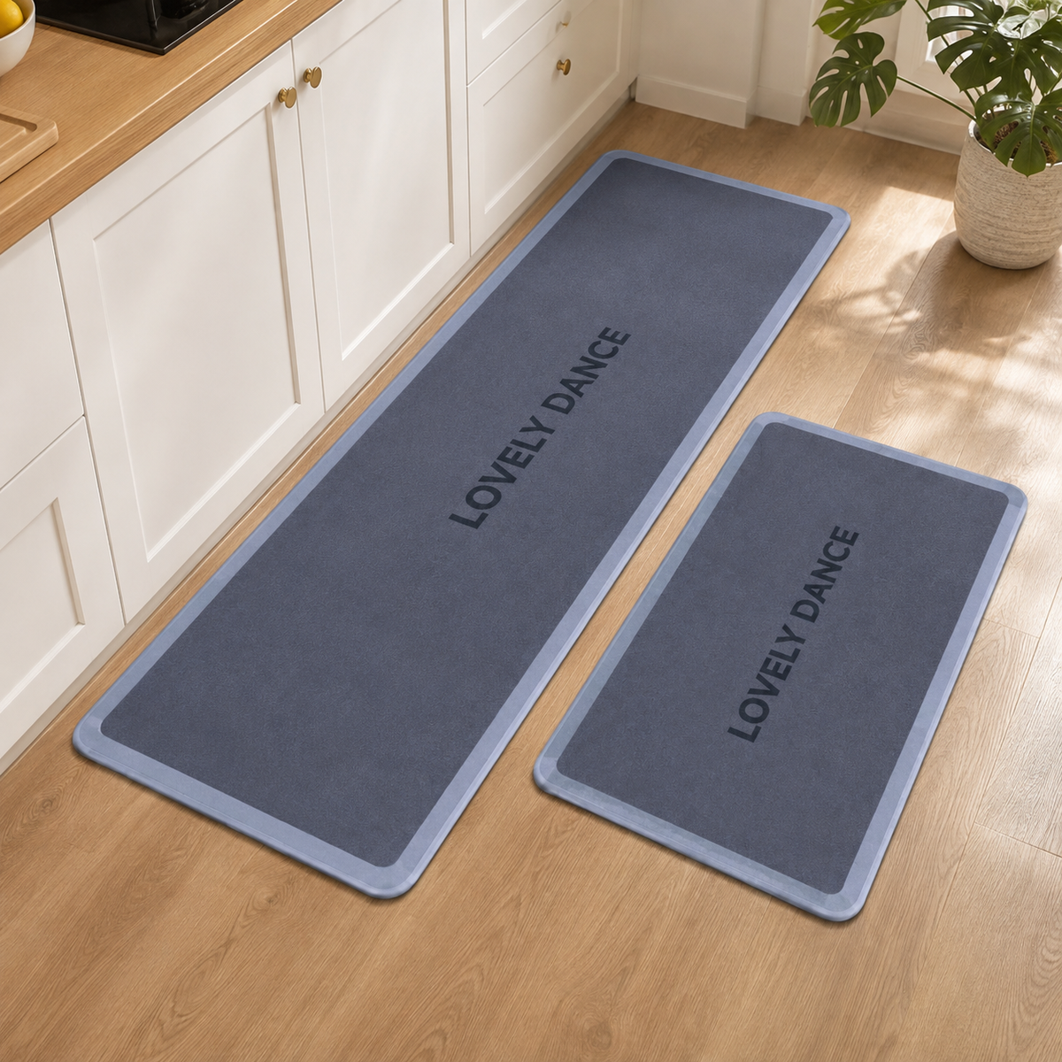 LOVELY DANCE prostirke 2/1 – sivi set
