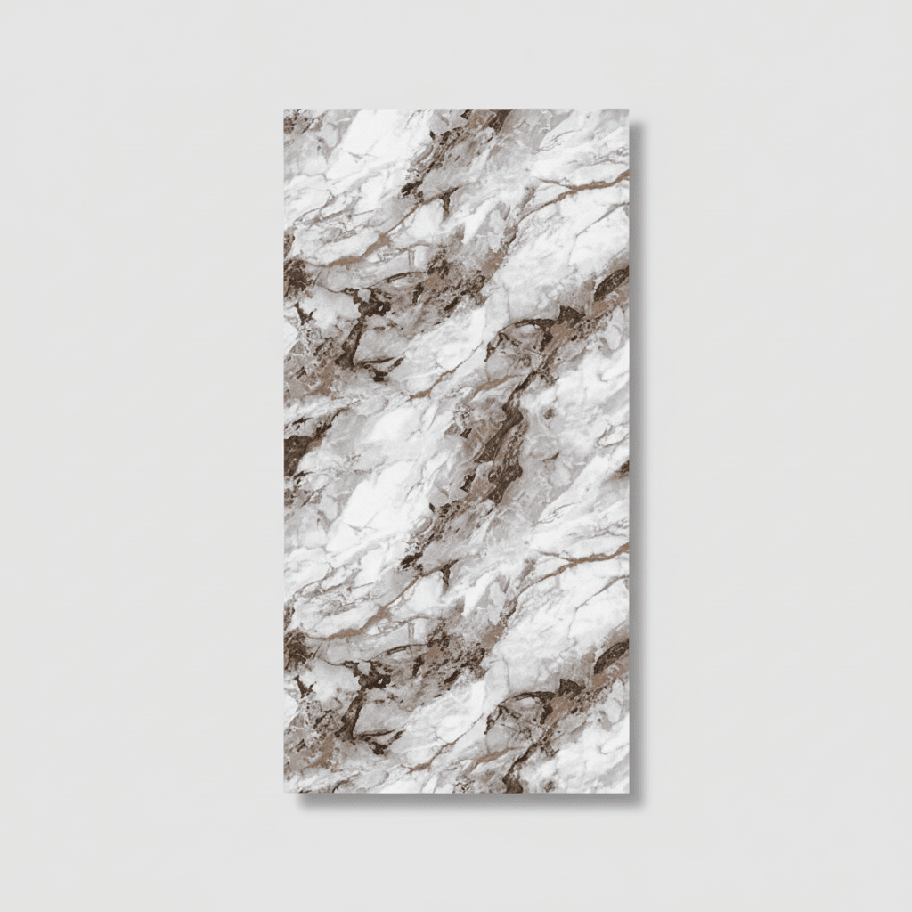 Luksuzna Mramorna Tapeta - Elegancija za Vaš Dom (60x120 cm) – Tapete – 60x120 cm Mramor Bijelo - Smeđa – slika 1