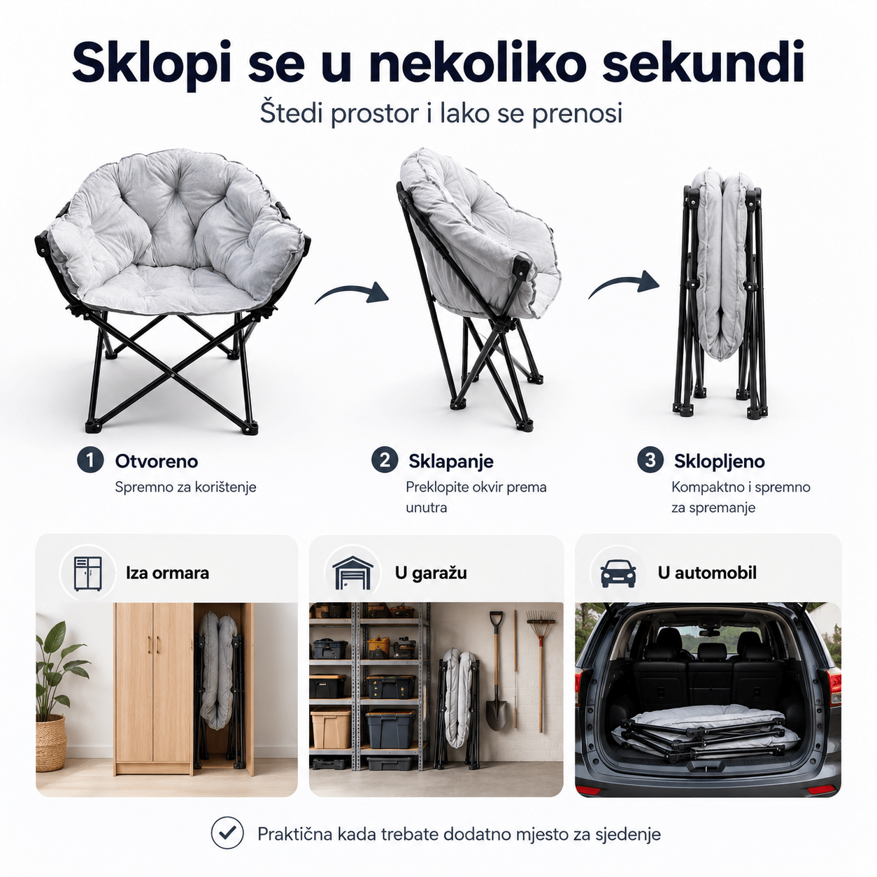 Luksuzna XXL Relax Stolica – – – slika 3