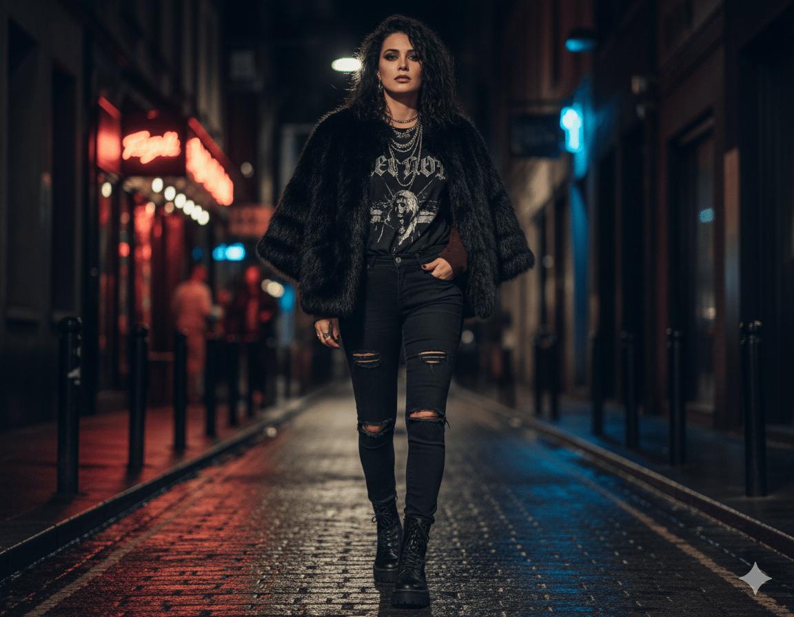 Luksuzna Ženska Bunda od Umjetnog - SAMO KLIKNI