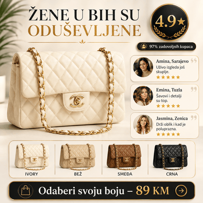 Luksuzna Ženska Torba – Torbe i Novčanici – Bijela – slika 2