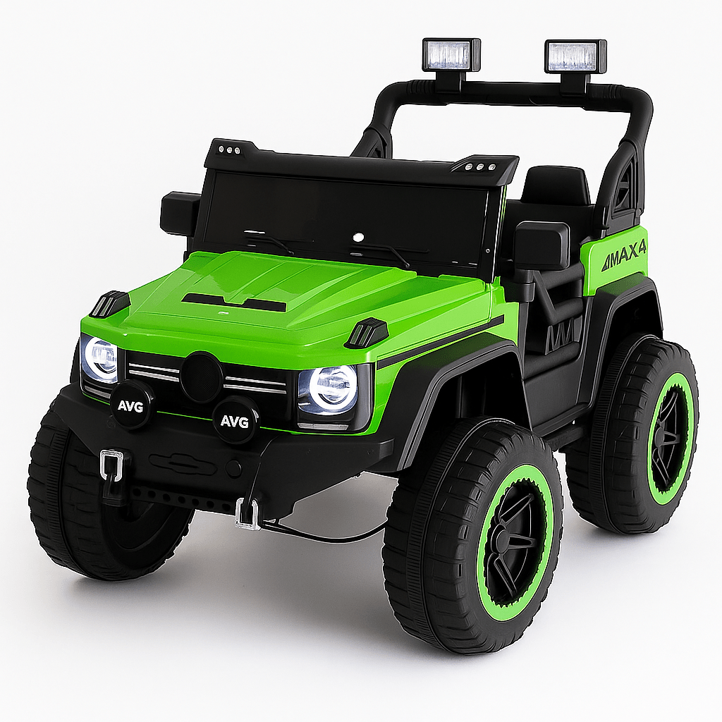 Luksuzni Dječiji Električni Džip 4x4 s Ključem – – Bijela – slika 6