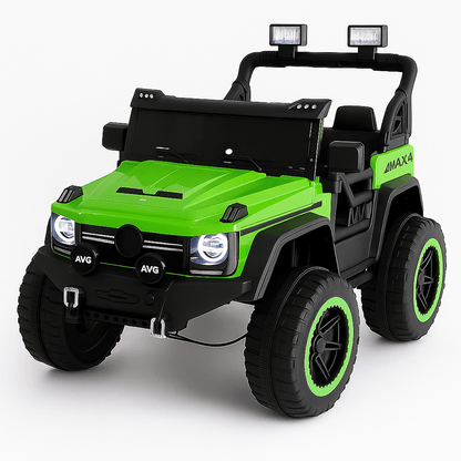 Luksuzni Dječiji Električni Džip 4x4 s Ključem – – Bijela – slika 6