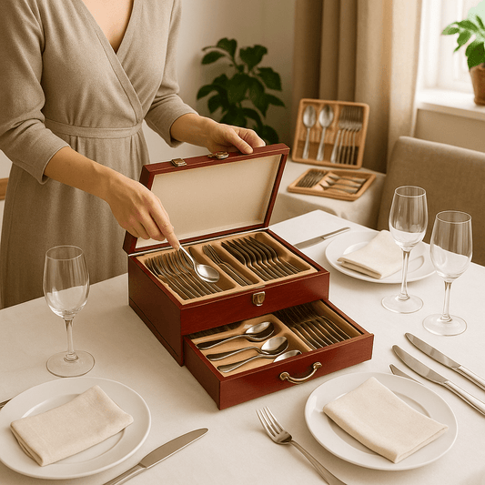 Luksuzni Escajg Set 72/1 u Koferu – – – slika 2