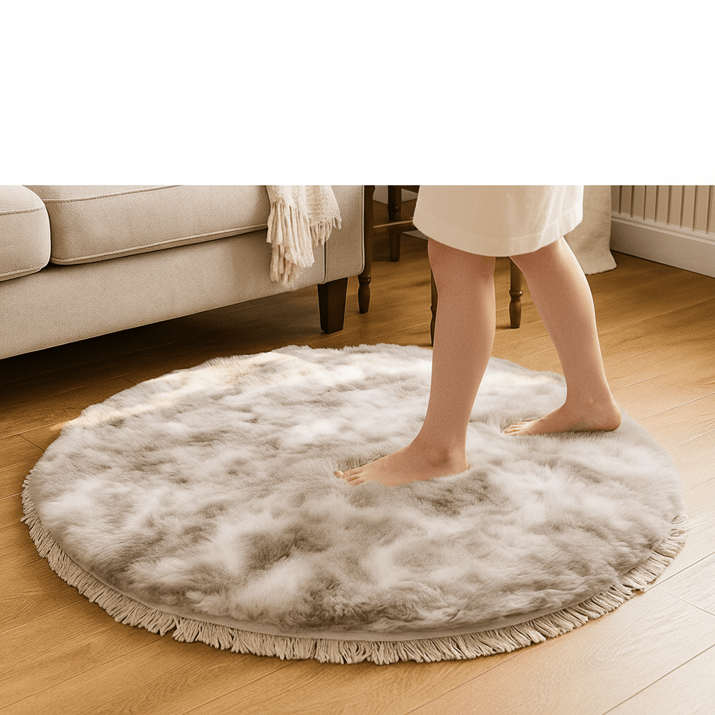 Luksuzni Okrugli Tepih Lora Eksimor – – 80 cm – slika 10