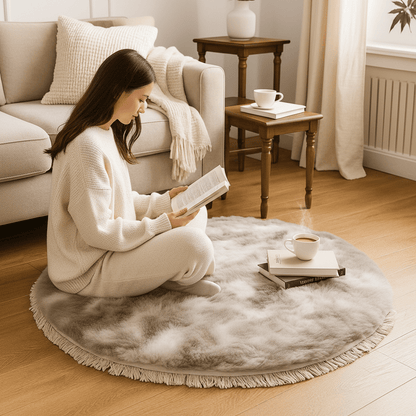 Luksuzni Okrugli Tepih Lora Eksimor – – 80 cm – slika 8