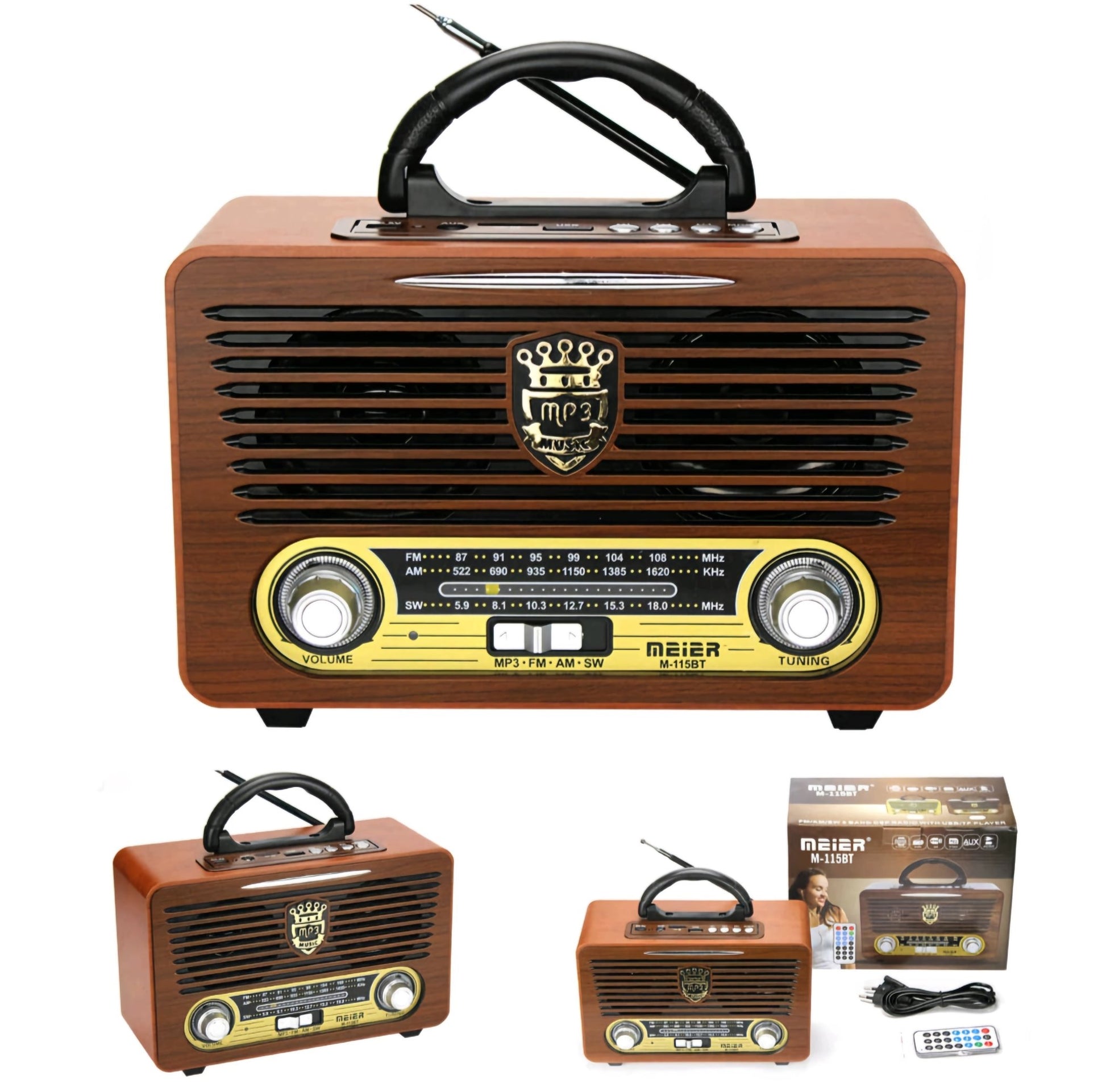 M-115BT Bluetooth Radio - SAMO KLIKNI