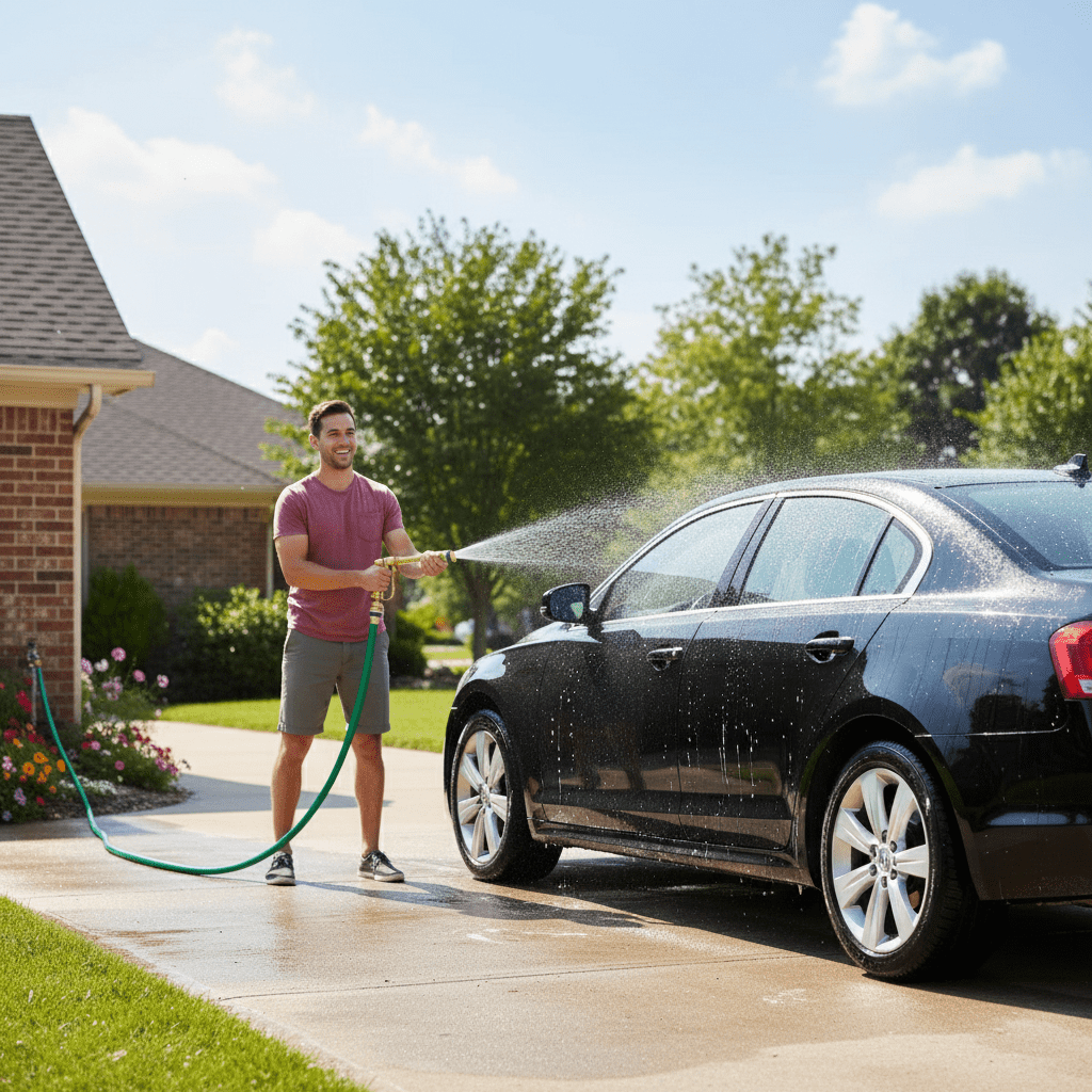 Magicno Rastezljivo Vrtno Crijevo 23 metra – Oprema za vrt – Crna – slika 3