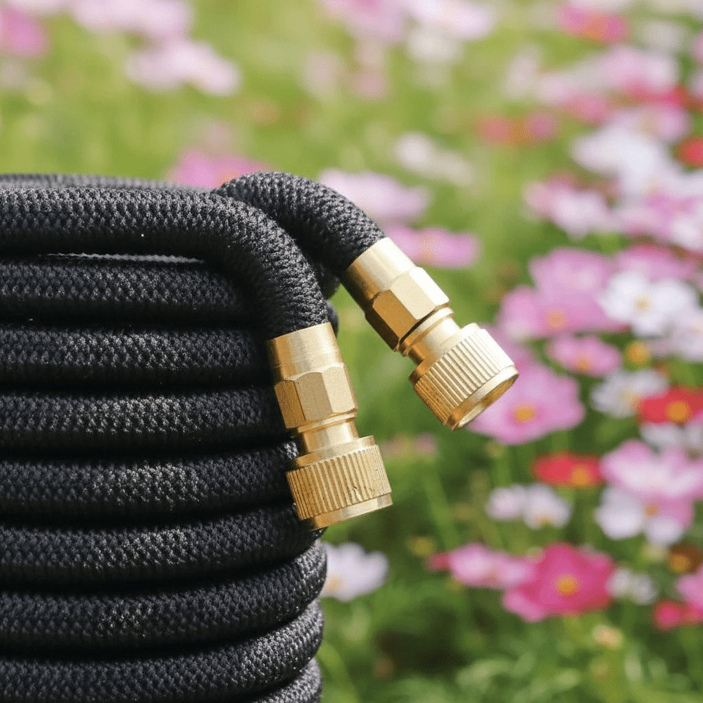 Magicno Rastezljivo Vrtno Crijevo 23 metra – Oprema za vrt – Crna – slika 5