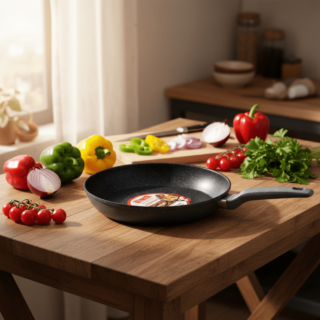 MAIFANSHI Non - Stick Tava 30cm – Granitni Premaz za Savršeno Kuhanje – Kuhinjsko posuđe – 30cm – slika 3