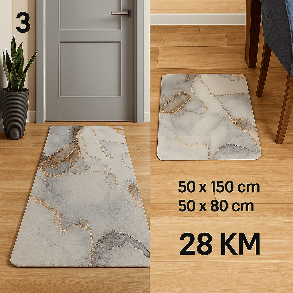 Marble Elegance Set dekorativnih prostirki - SAMO KLIKNI