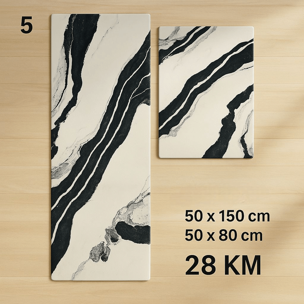 Marble Elegance Set dekorativnih prostirki - SAMO KLIKNI