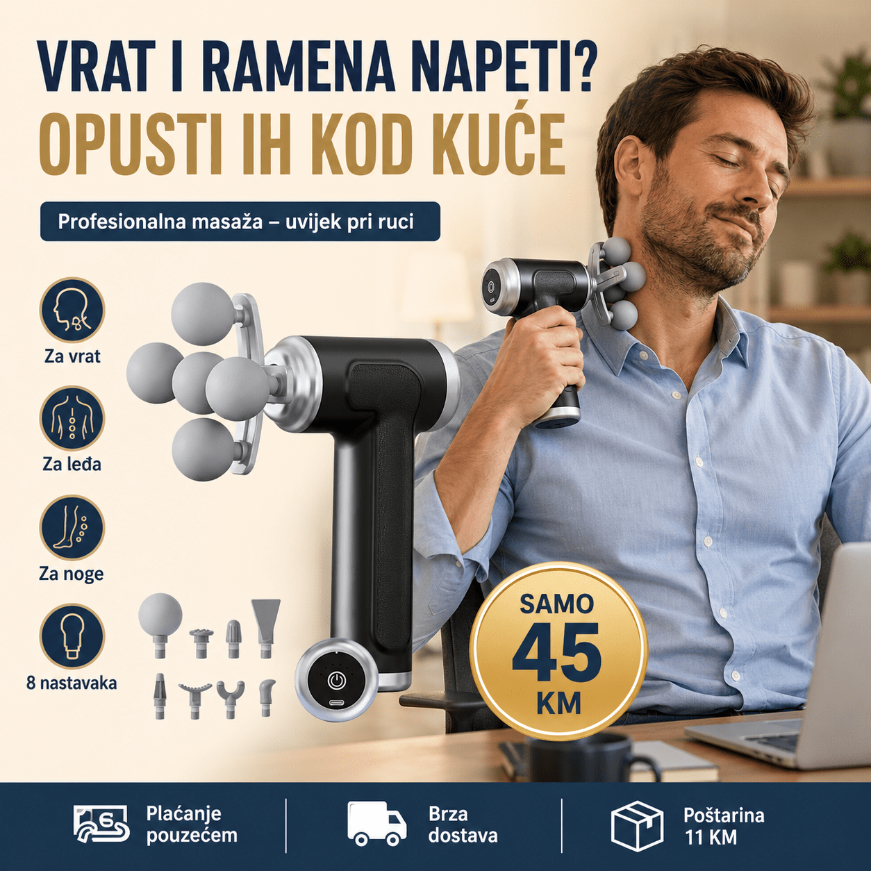 Masažni Pištolj za Mišiće – – – slika 7