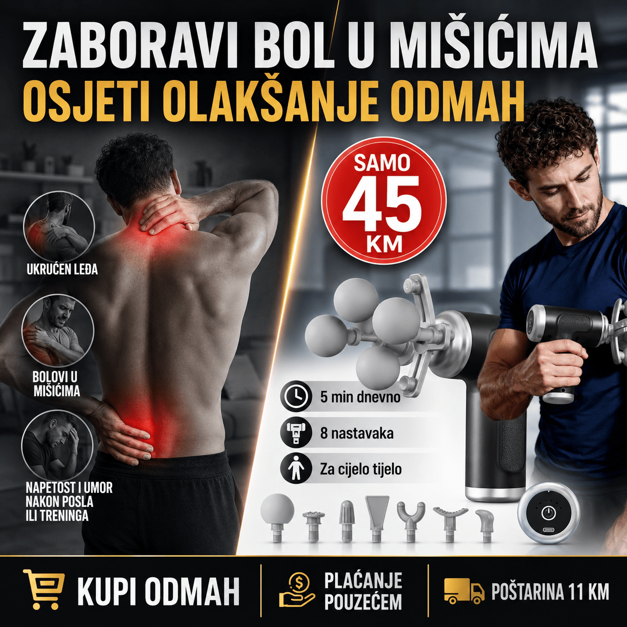Masažni Pištolj za Mišiće – – – slika 3