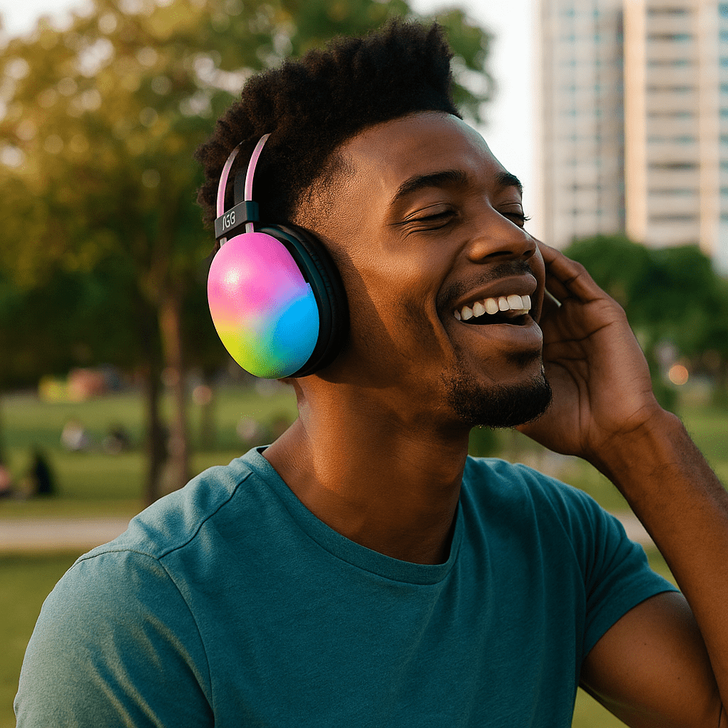 Menron Bežične RGB Slušalice - SAMO KLIKNI