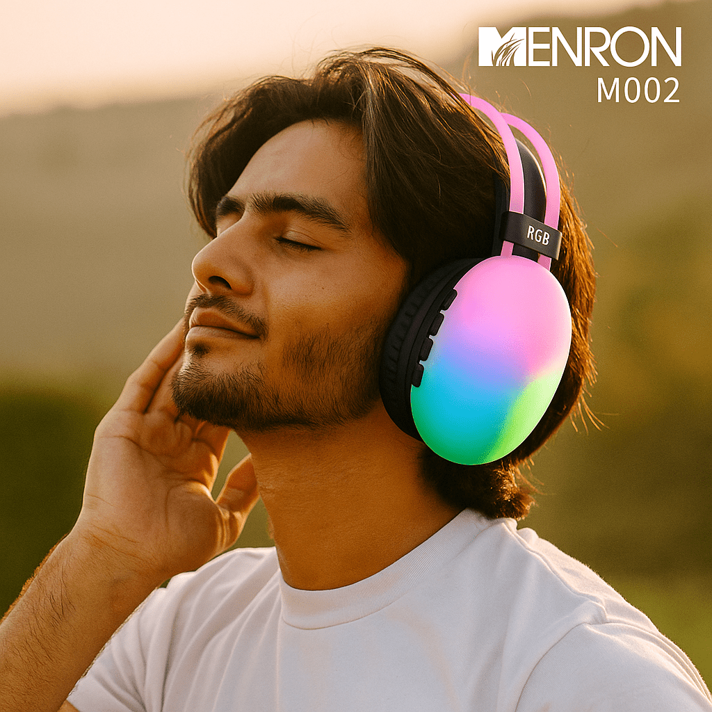 Menron Bežične RGB Slušalice - SAMO KLIKNI