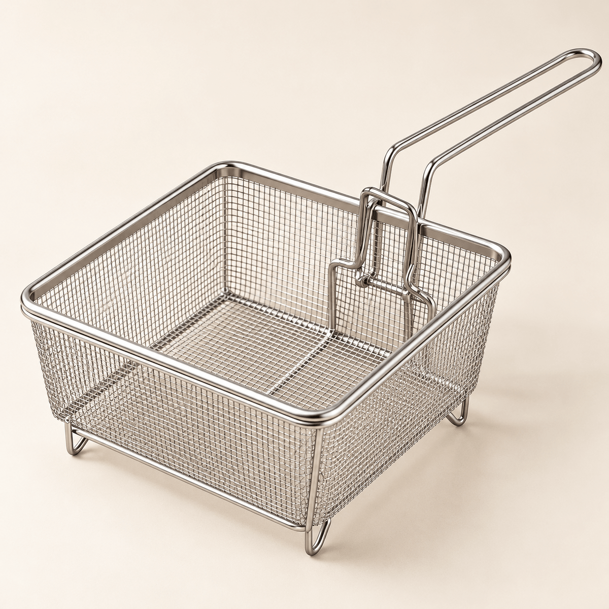 Metalna korpa za prženje 20 cm – Korpe za prženje – Pravougaona – slika 1