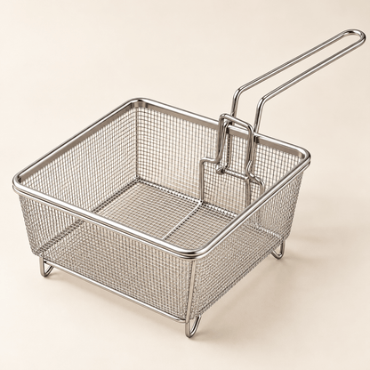 Metalna korpa za prženje 20 cm – Korpe za prženje – Pravougaona – slika 1