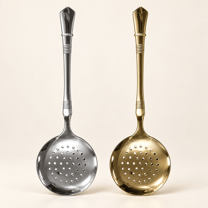 Metalna kuhinjska kašika s rupicama 26,5 cm