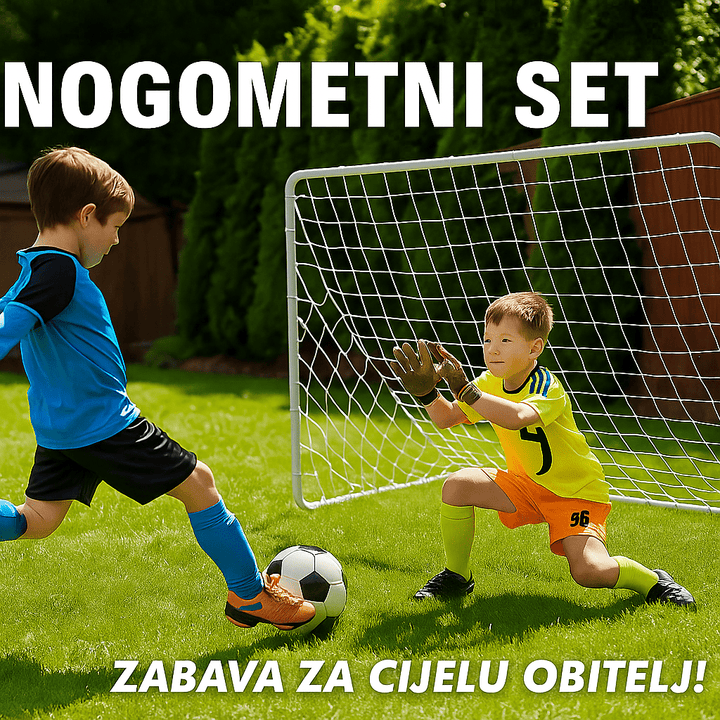 Metalni Nogometni Set Za Djecu