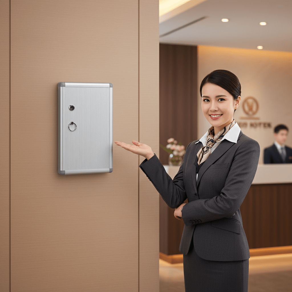 Metalni Zidni Ormarić za Ključeve (36 Ključeva) – Uredska Oprema – Univerzalna – slika 3