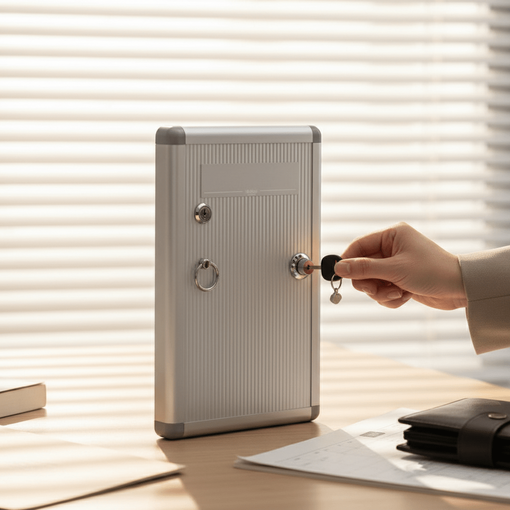 Metalni Zidni Ormarić za Ključeve (36 Ključeva) – Uredska Oprema – Univerzalna – slika 5