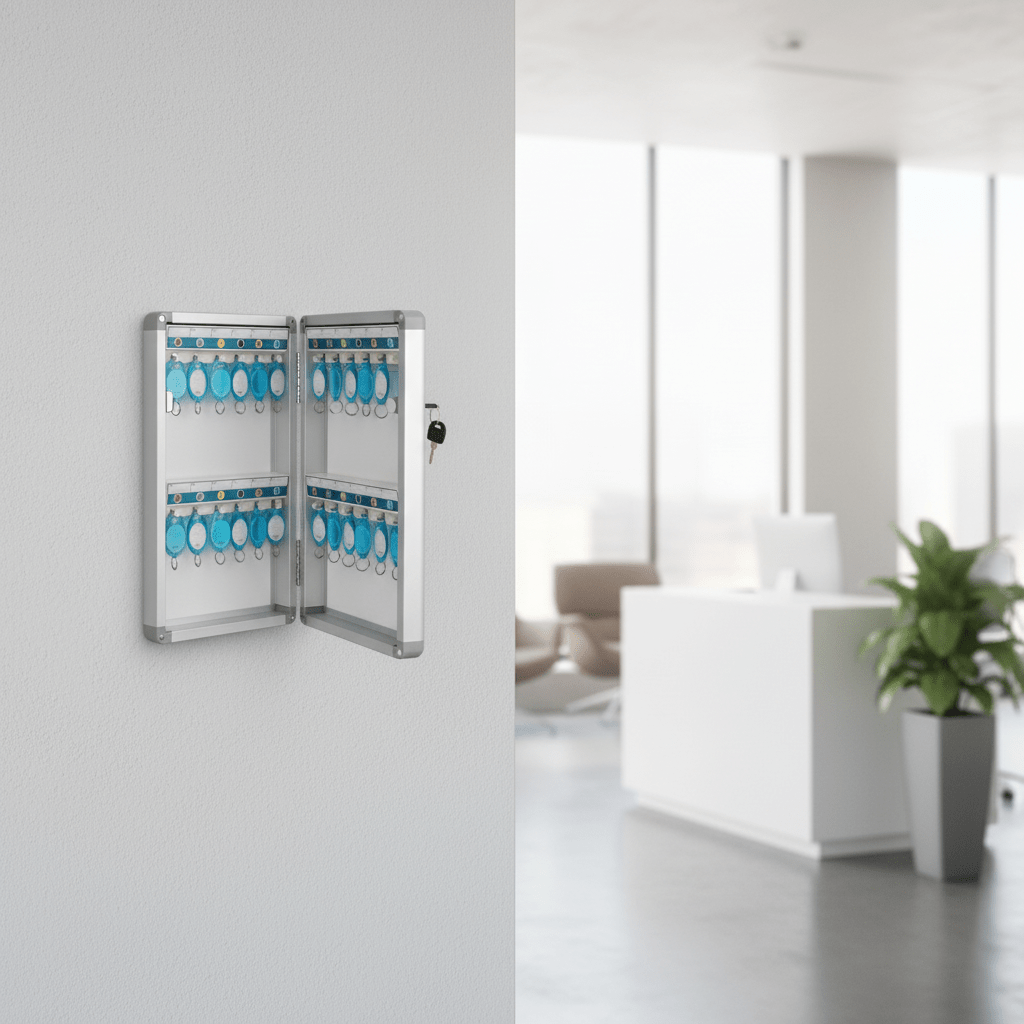 Metalni Zidni Ormarić za Ključeve (36 Ključeva) – Uredska Oprema – Univerzalna – slika 2