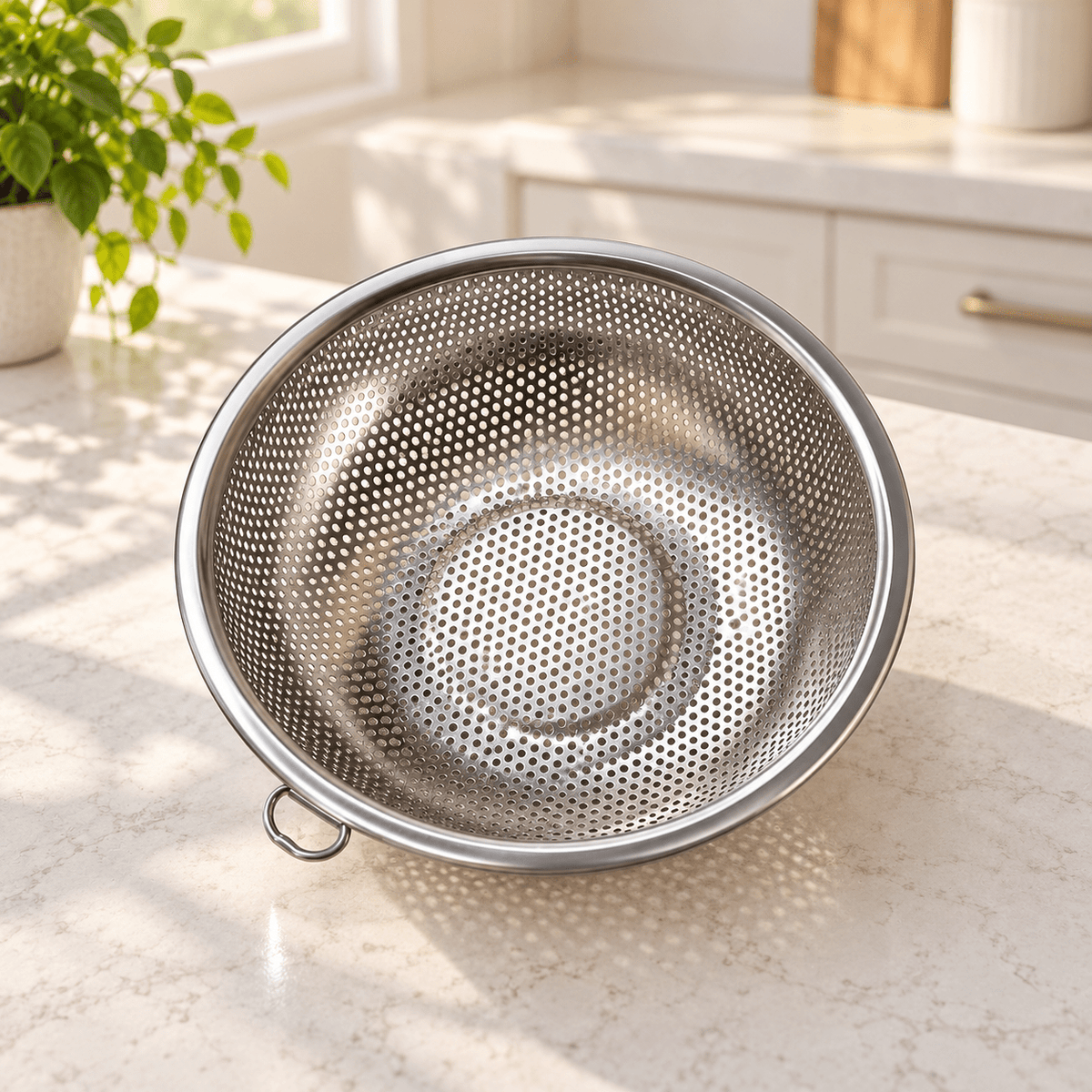 Metalno cjedilo s rupicama – Cjedila – 16,5 cm – slika 2