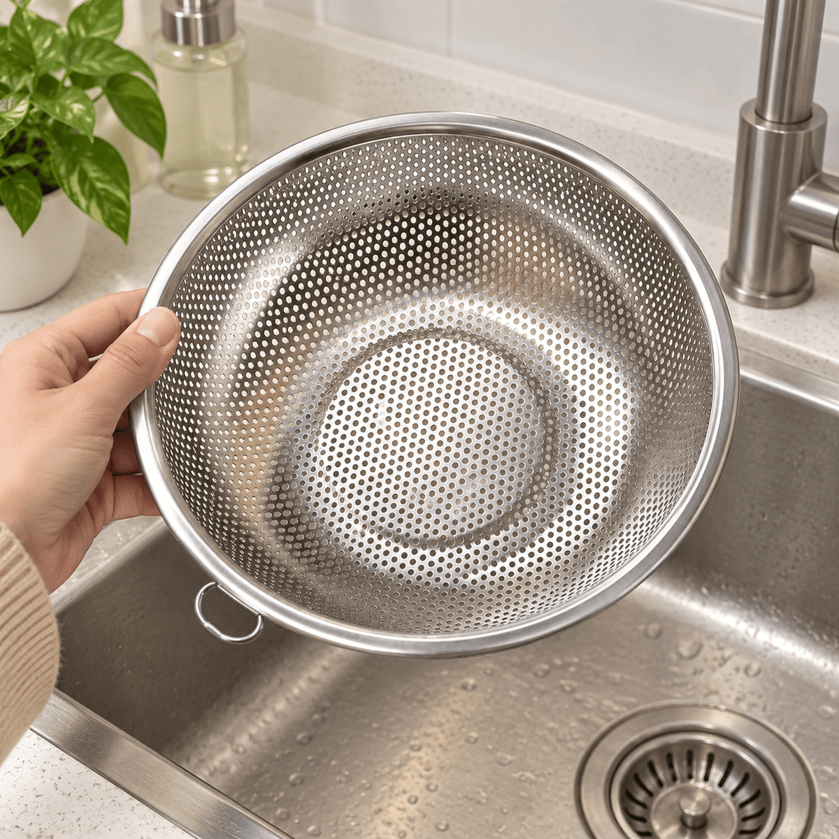 Metalno cjedilo s rupicama – Cjedila – 19,5 cm – slika 6