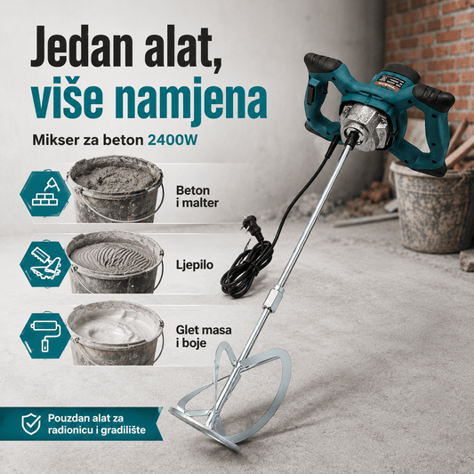 Mikser za Beton 2400W – – – slika 2