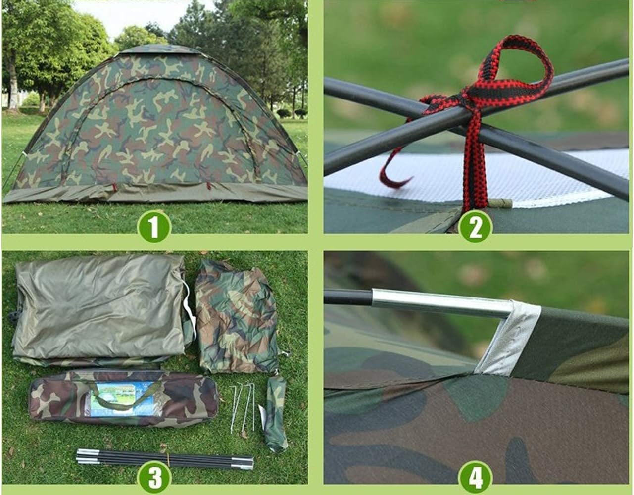 Military šator veličine 200x200 cm – – – slika 9