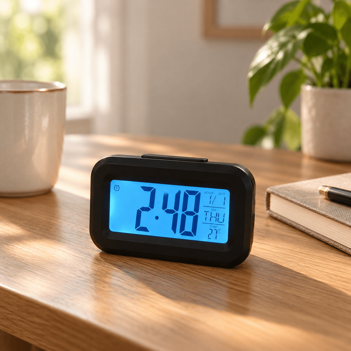 Mini digitalni stolni sat 1861 – 9 × 5 cm – Digitalni stolni satovi – – slika 2
