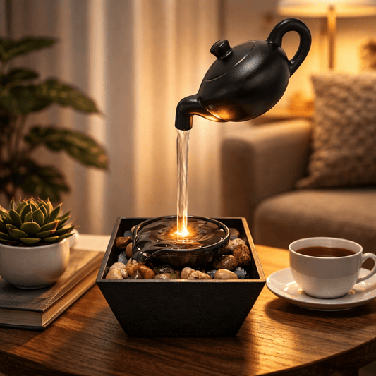 Mini LED fontana Lebdeći čajnik – – – slika 1