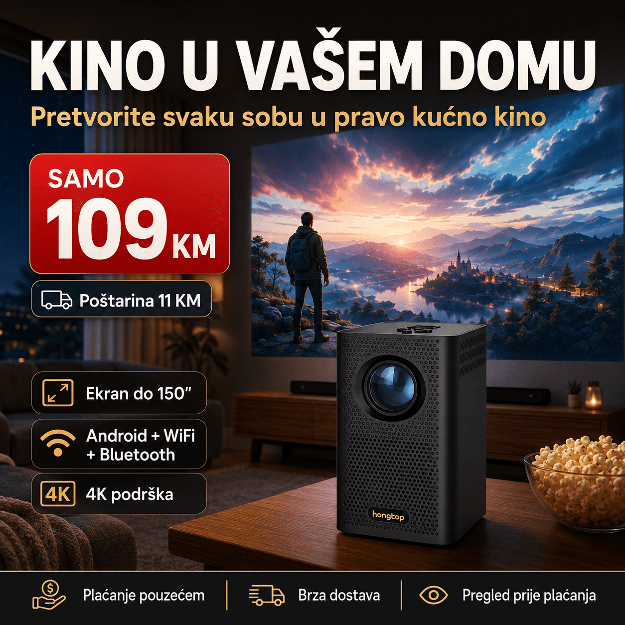 Mini Smart Projektor – – – slika 3