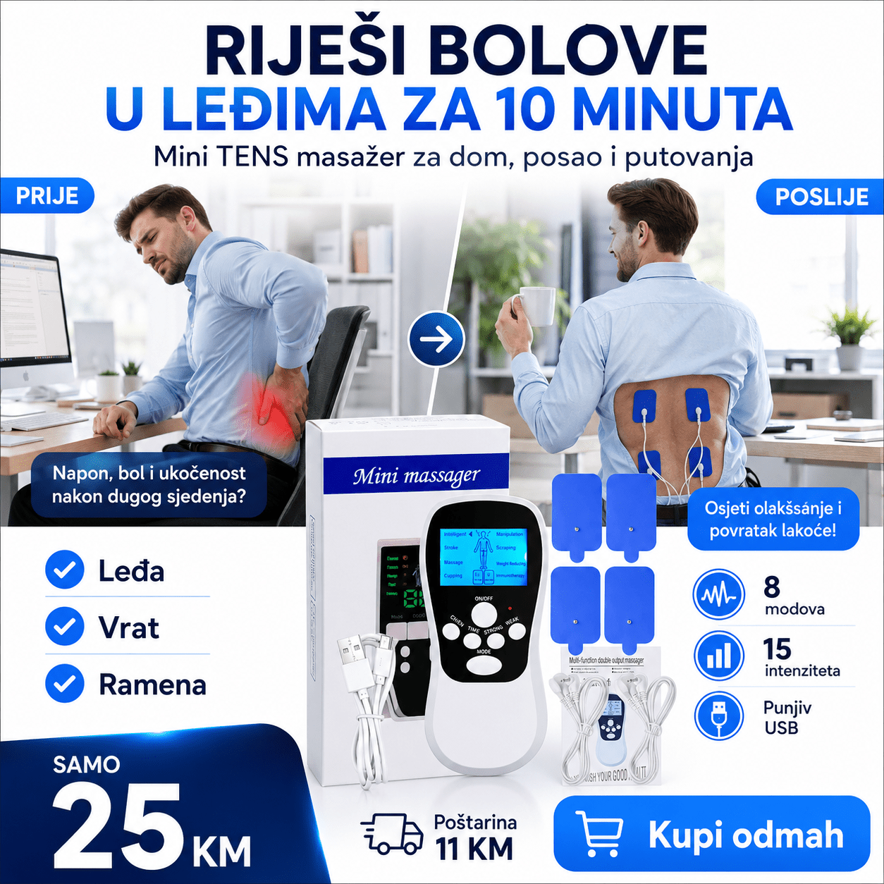 Mini Tens Masažer – – – slika 8