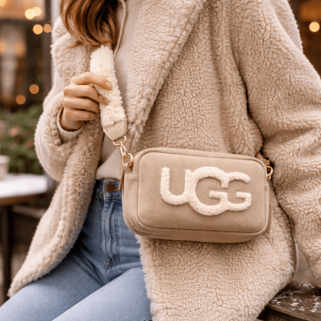 Mini Torba s Plišanim Detaljima – – Bež – slika 7