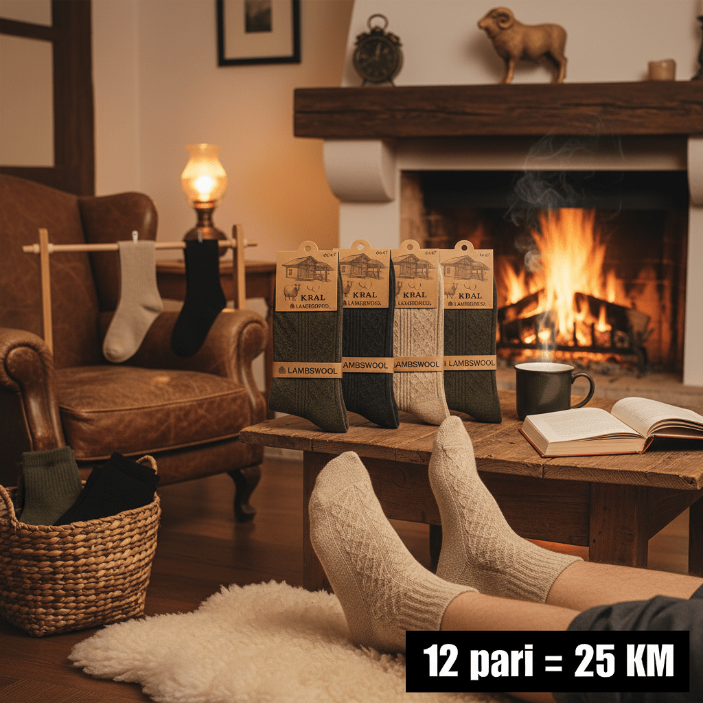 Mirisne Merino Vunene Čarape (12 pari) - SAMO KLIKNI