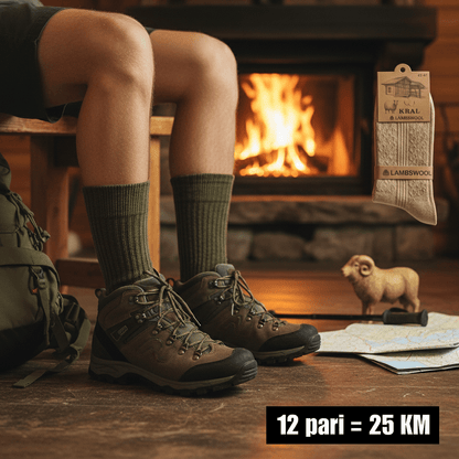 Mirisne Merino Vunene Čarape (12 pari) – – – slika 11